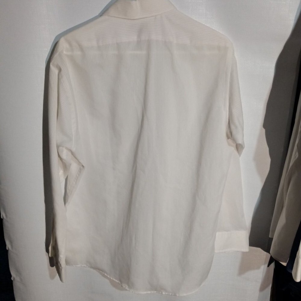 VINTAGE 1970s Men's Shirt 16 32/33 Carson Pirie Scott Striped Shirt USA Disco - Picture 5 of 7